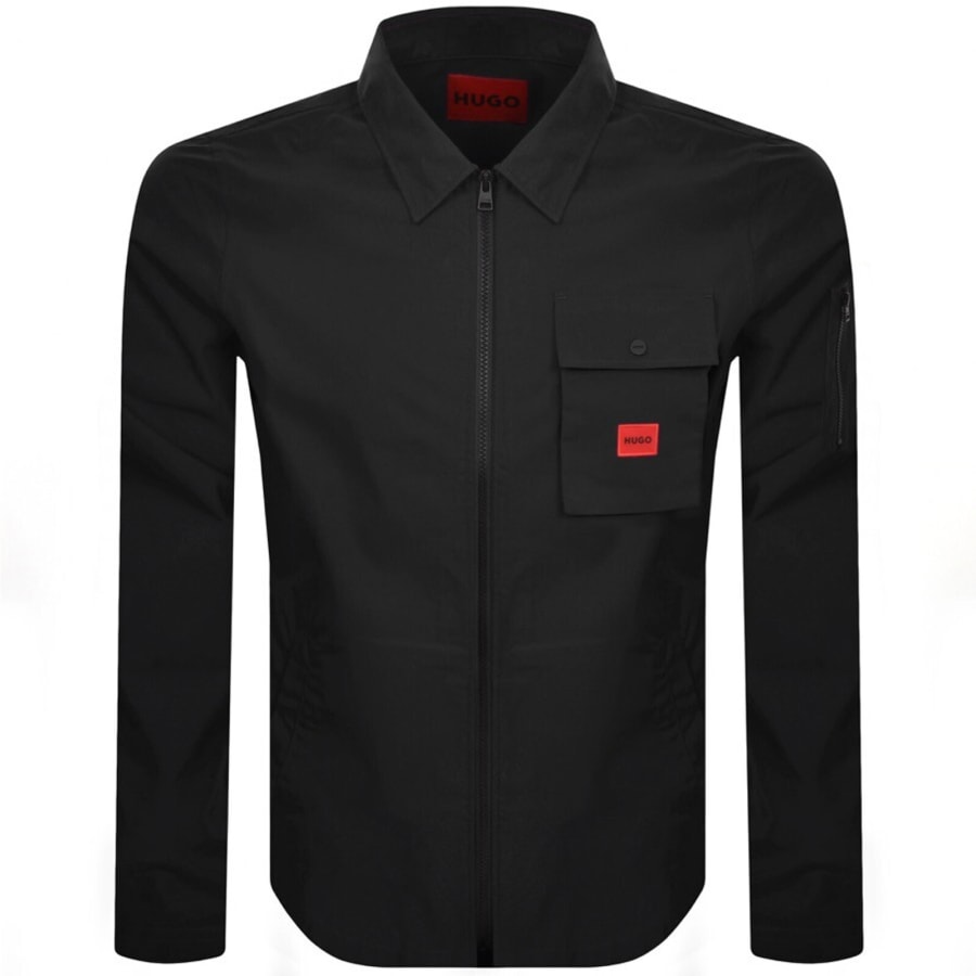 Mens hugo boss overshirt hotsell